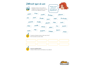 Types de mots