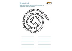 Le tuyau à mots